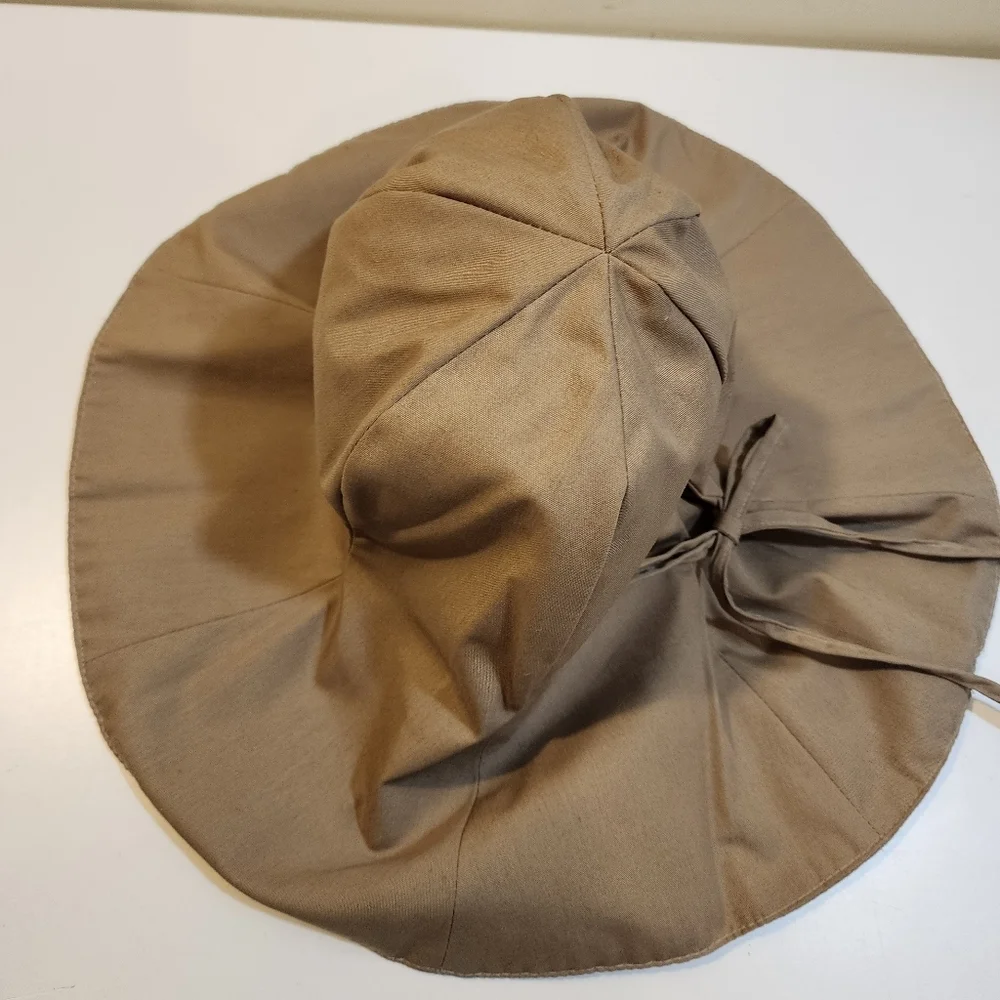 TOTES Fabric Tan Bucket Hat 57cm